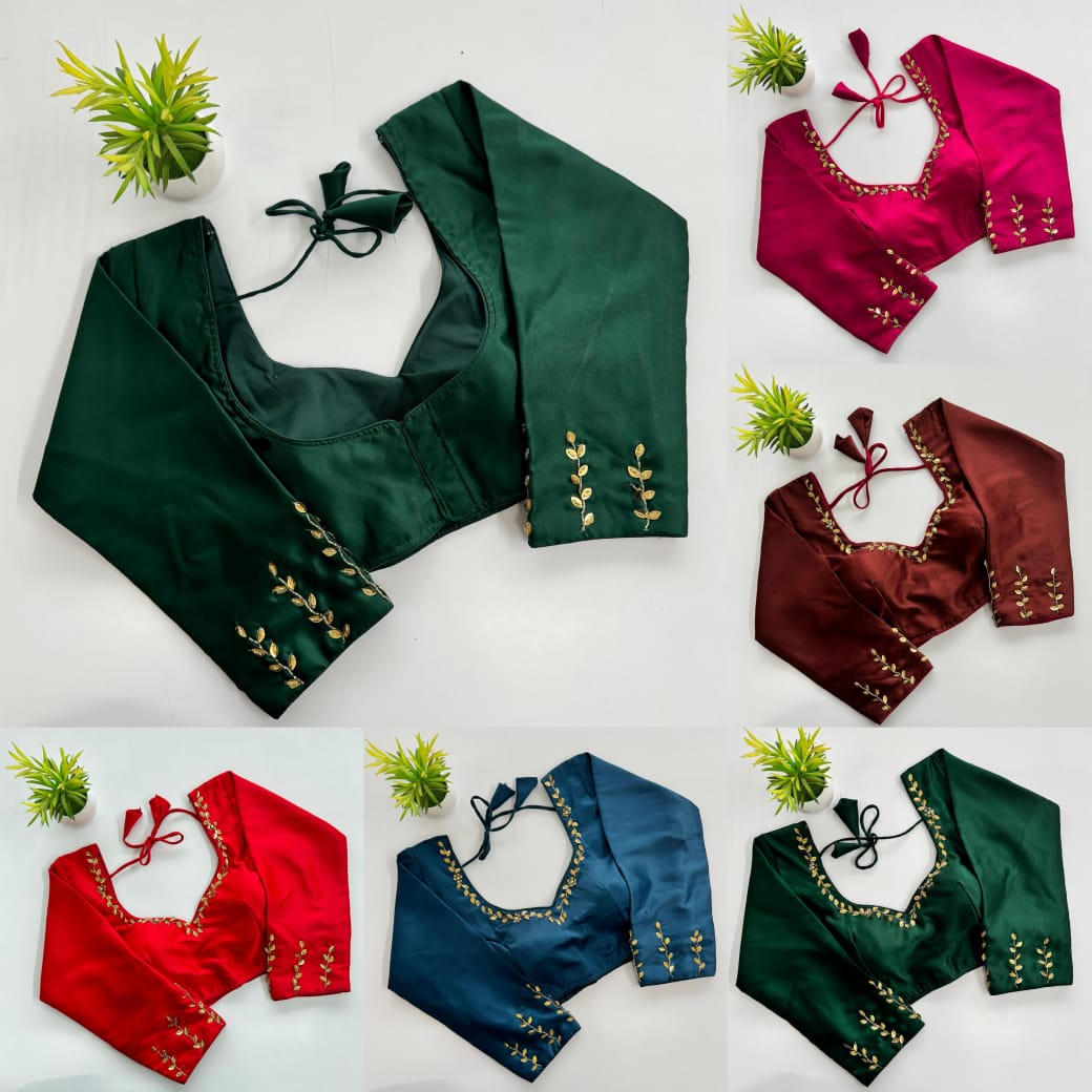 Silk designer blouse