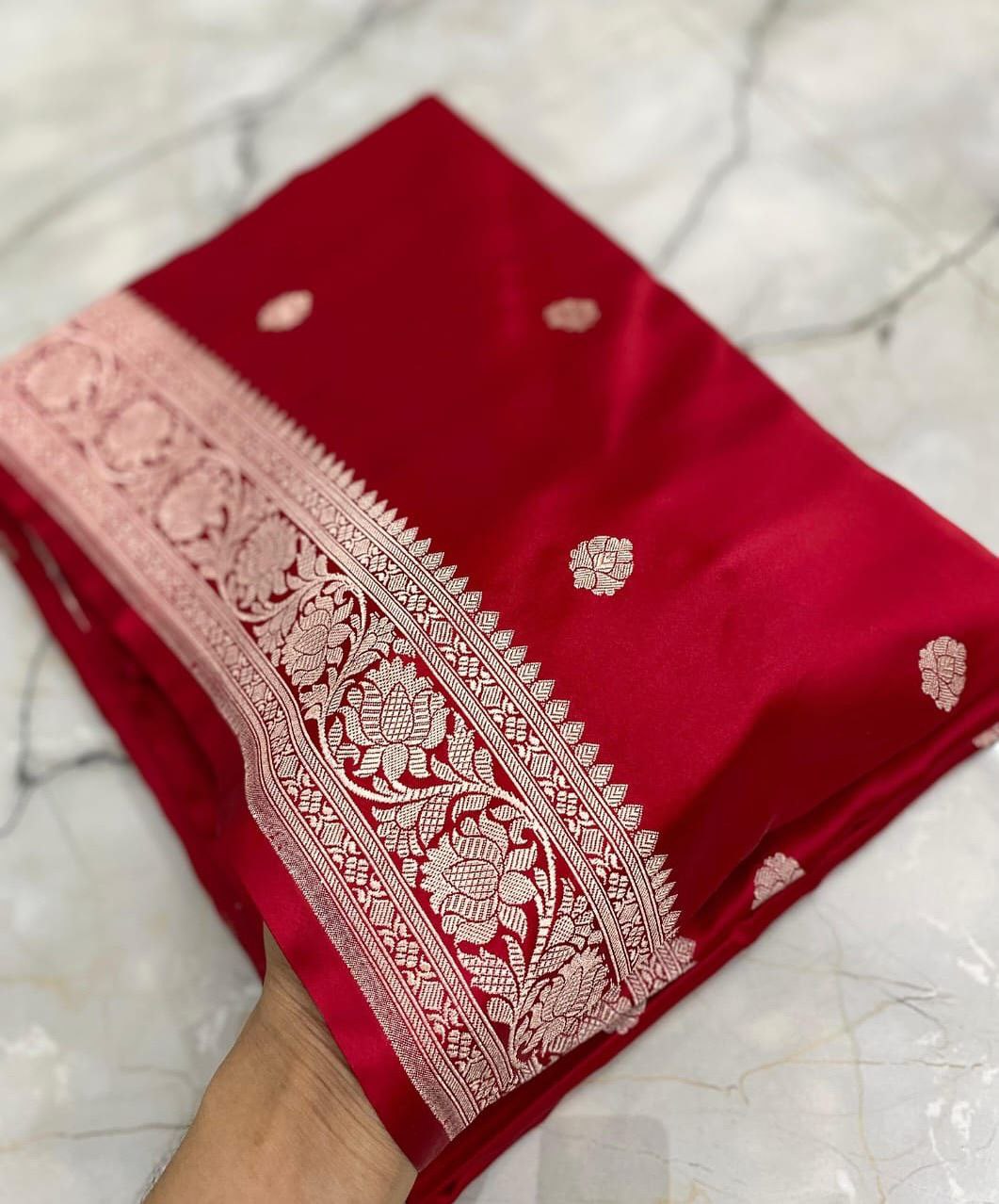 Banarasi Mashru Katan Silk Saree