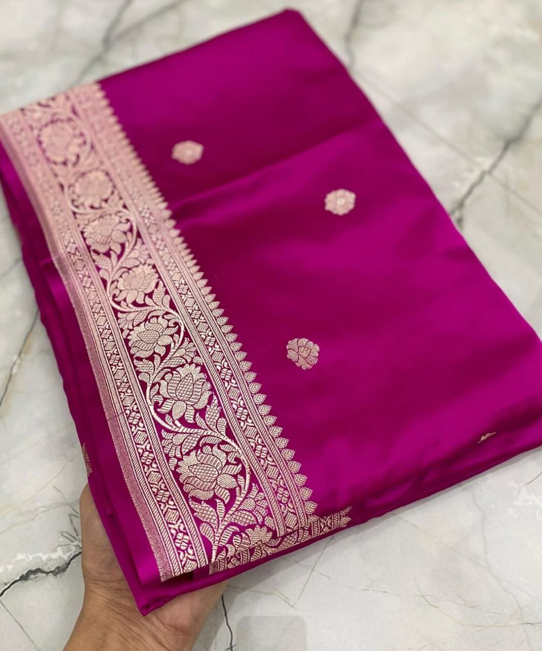 Banarasi Mashru Katan Silk Saree