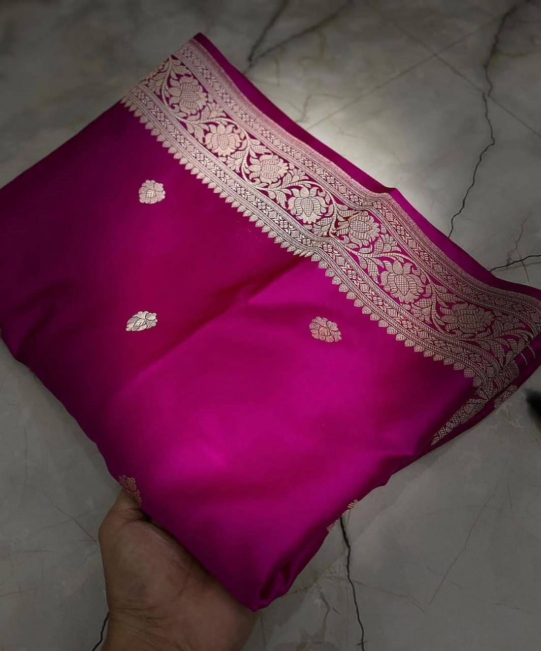 Banarasi Mashru Katan Silk Saree