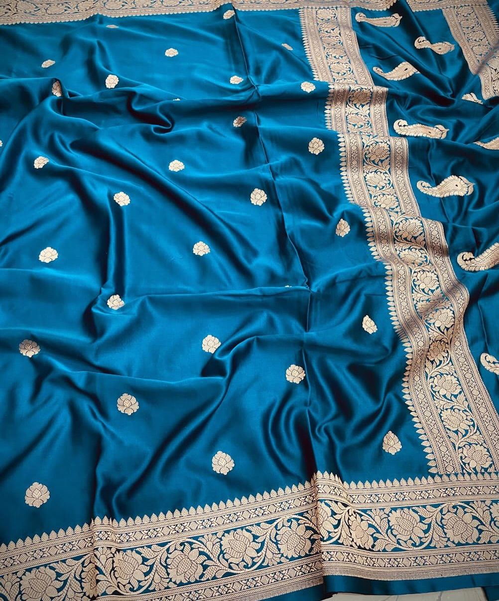 Banarasi Mashru Katan Silk Saree