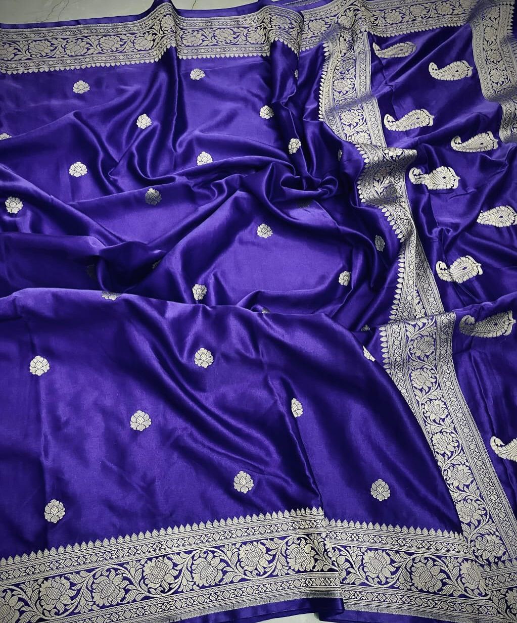 Banarasi Mashru Katan Silk Saree