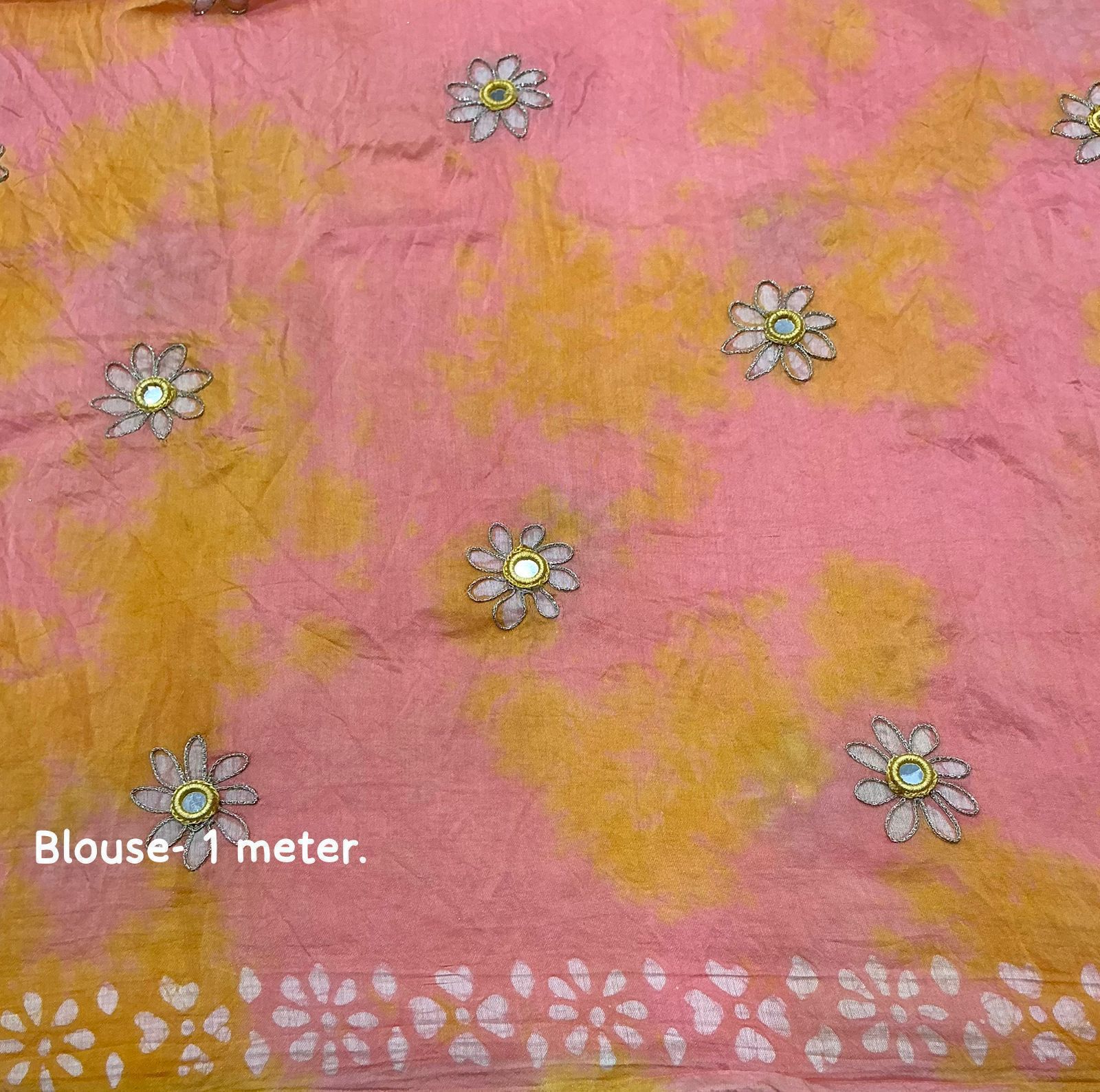 Brush chiffon saree