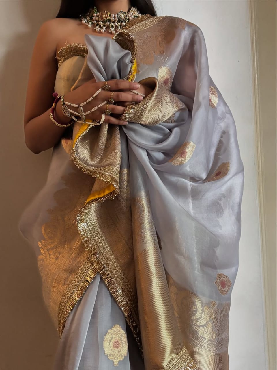 Banarasi Kora Silk Saree