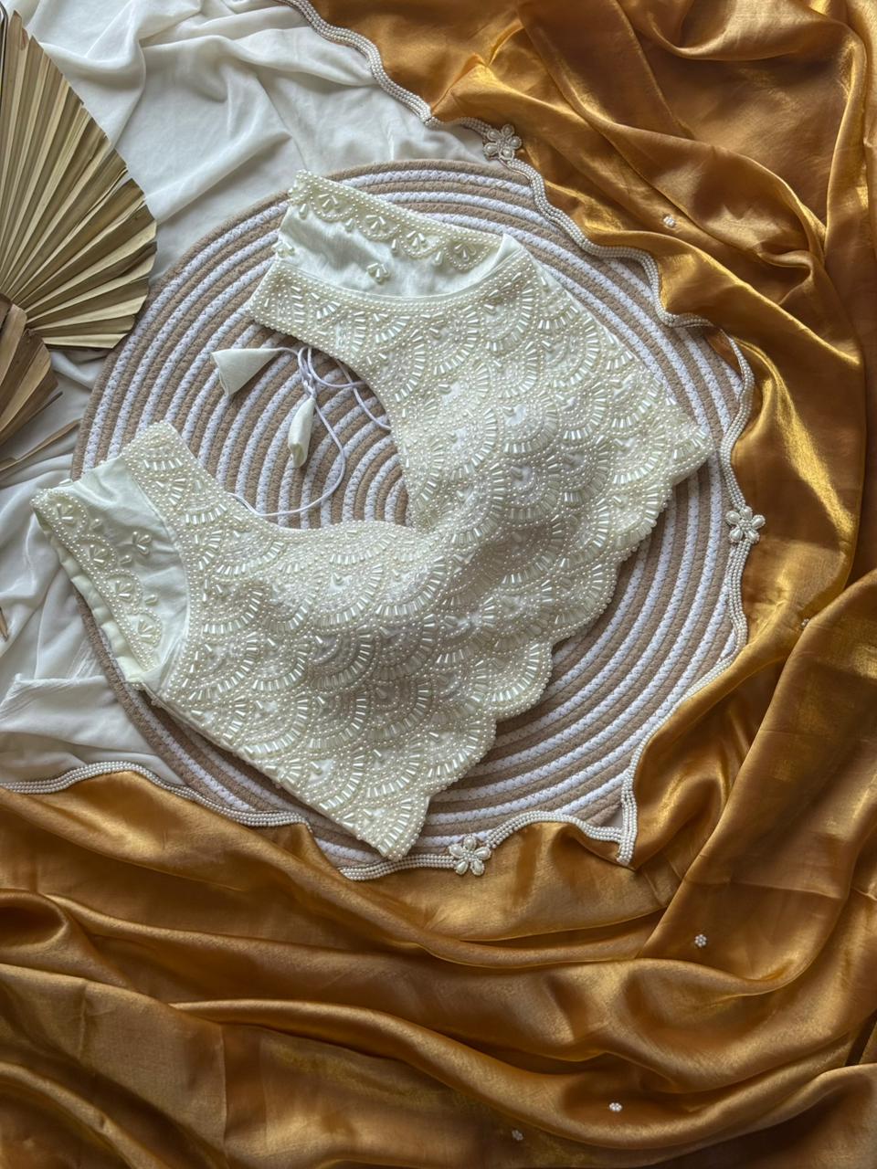 Golden Sitara Saree