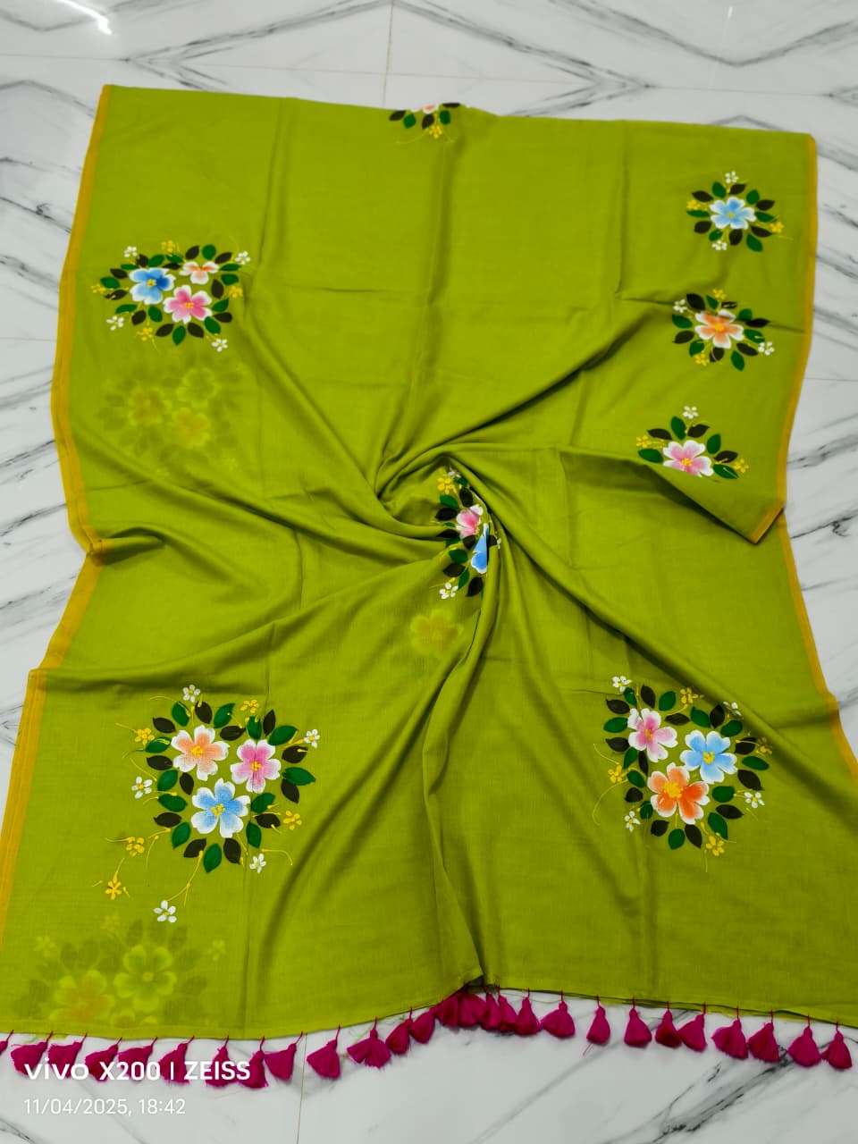 Hand Painted Saree