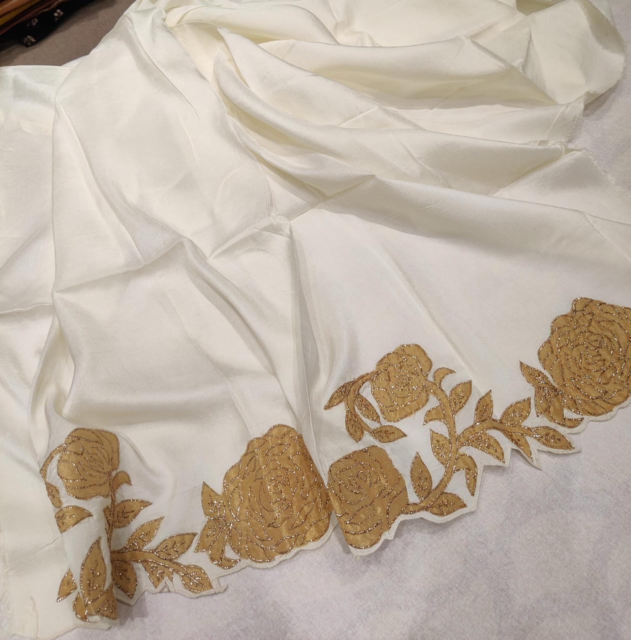 Organza Mukesh Saree