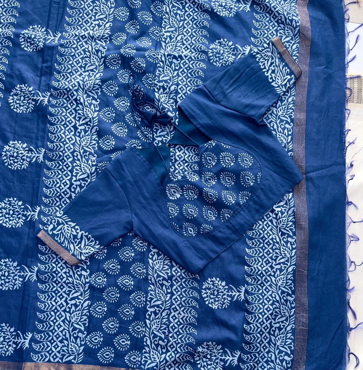 Chanderi Cotton Saree