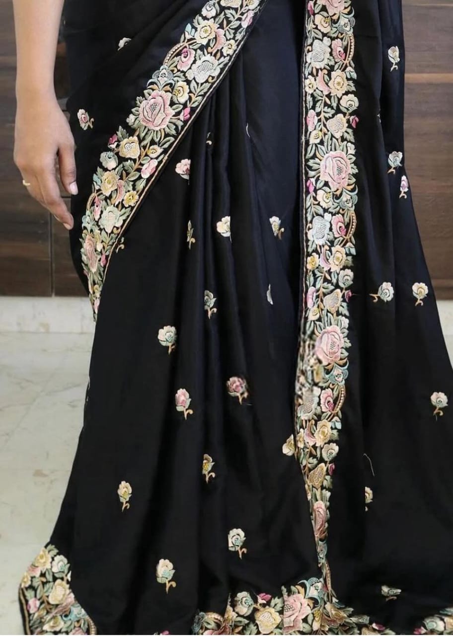 Crepe Silk Saree