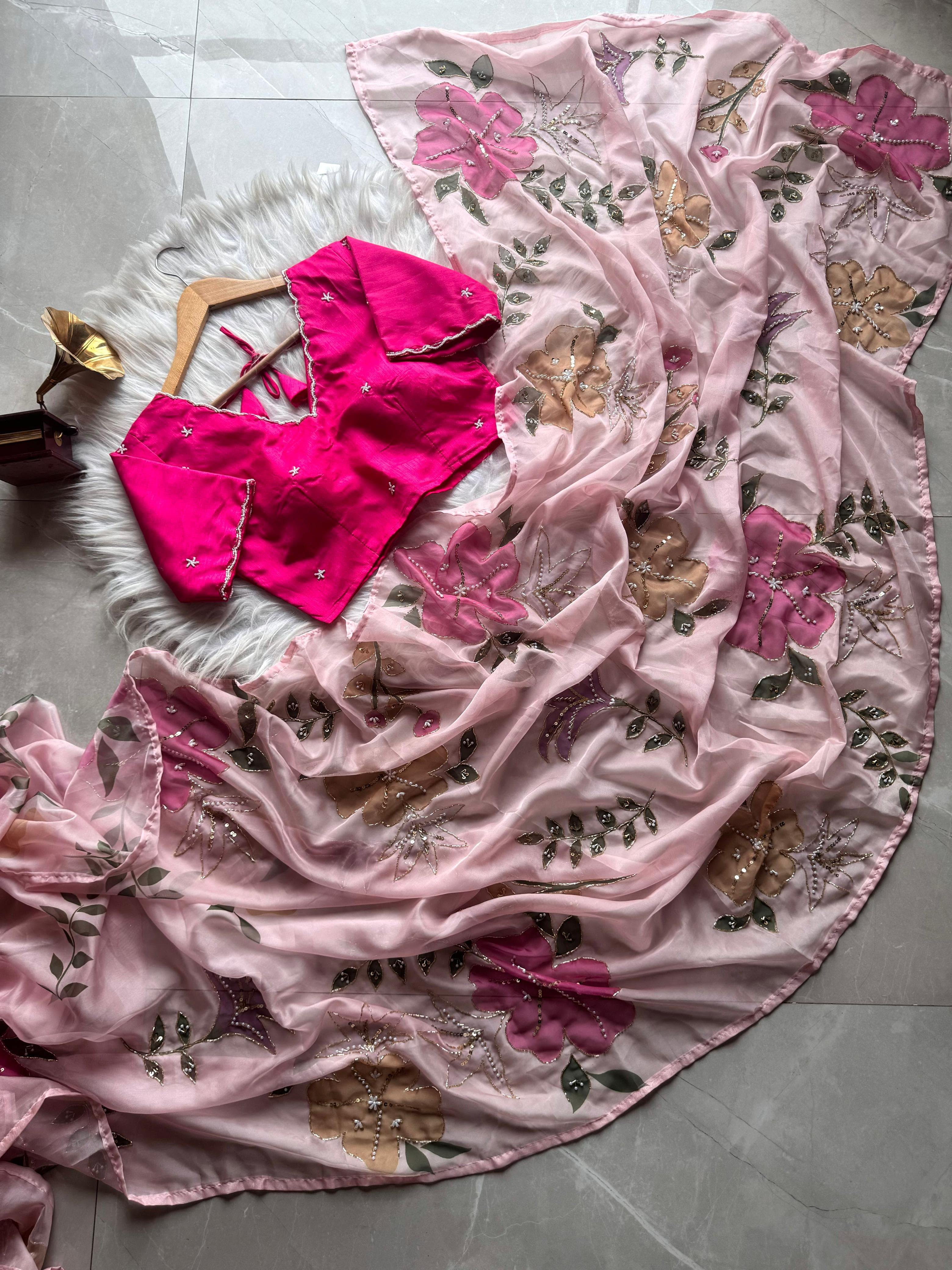 Tabi silk saree