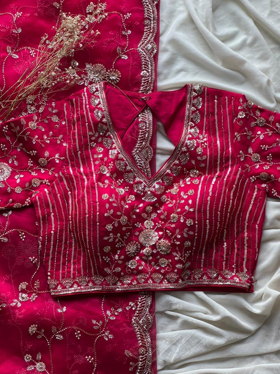 Tissue Crepe Silk Saree