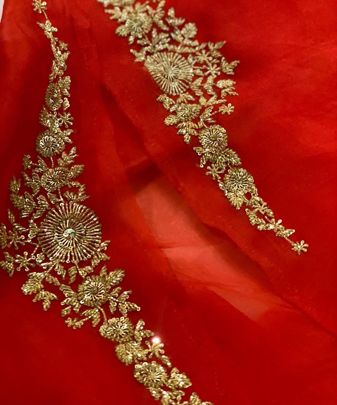 Zardozi Handwork saree