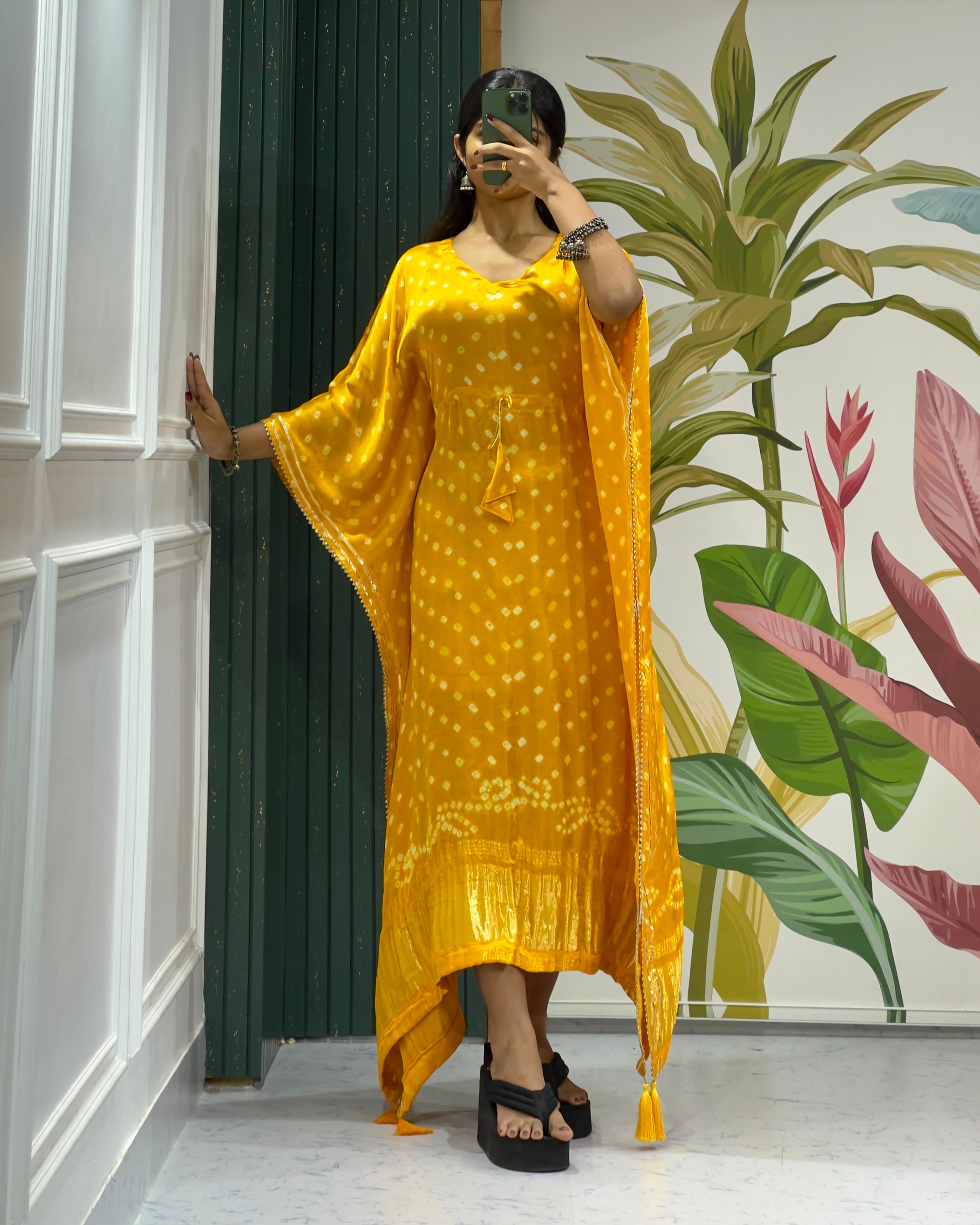 Modal silk kaftans