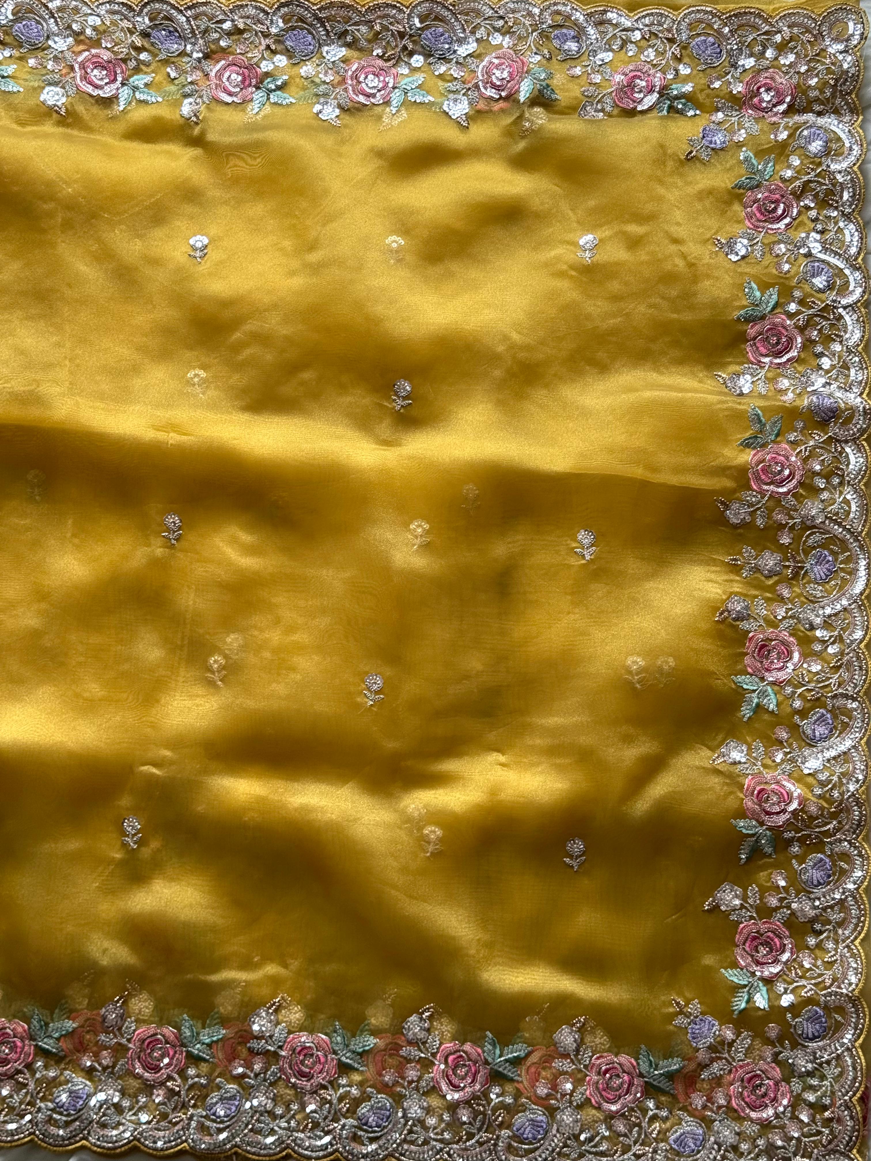 Tabi silk saree