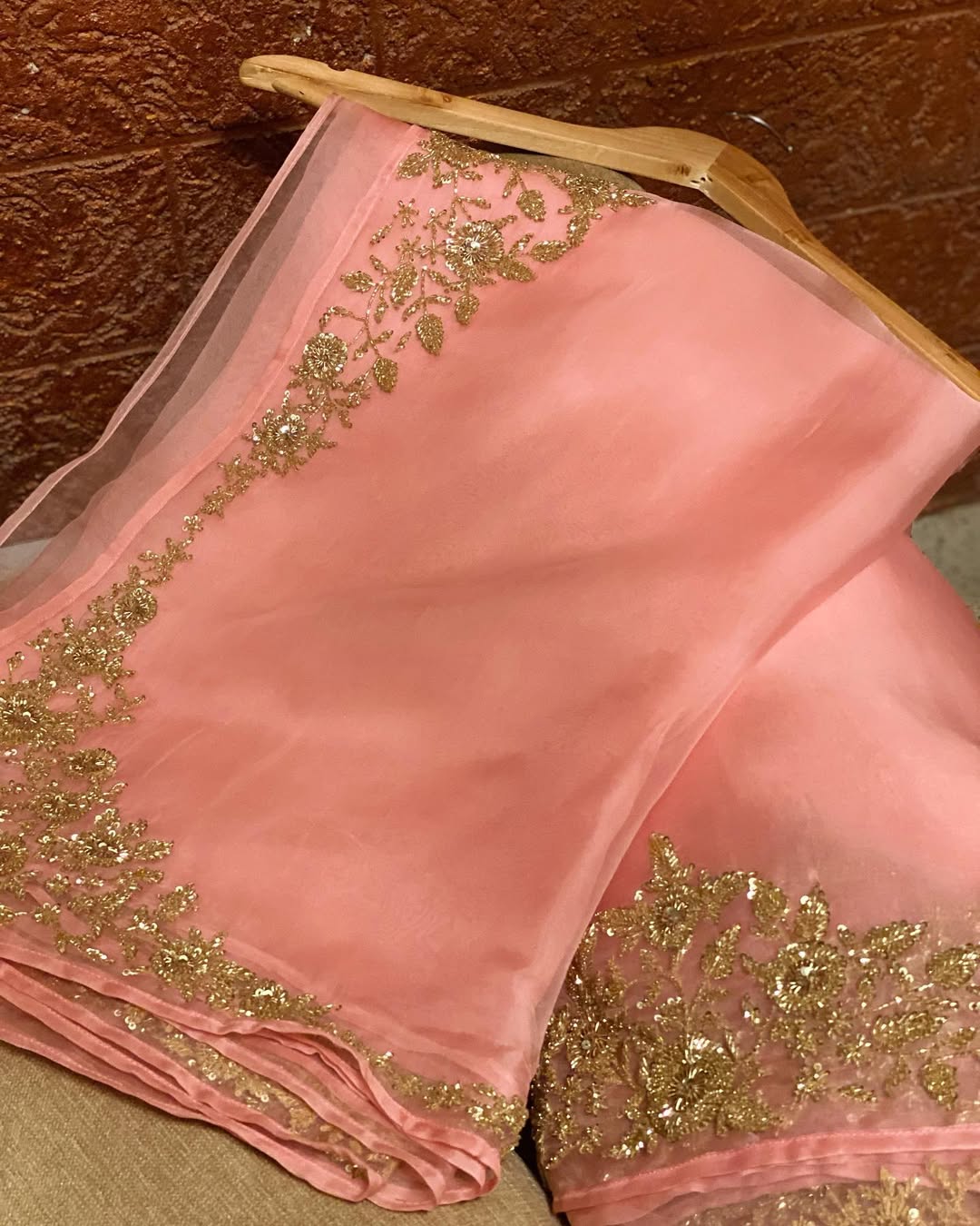 Zardozi Handwork saree