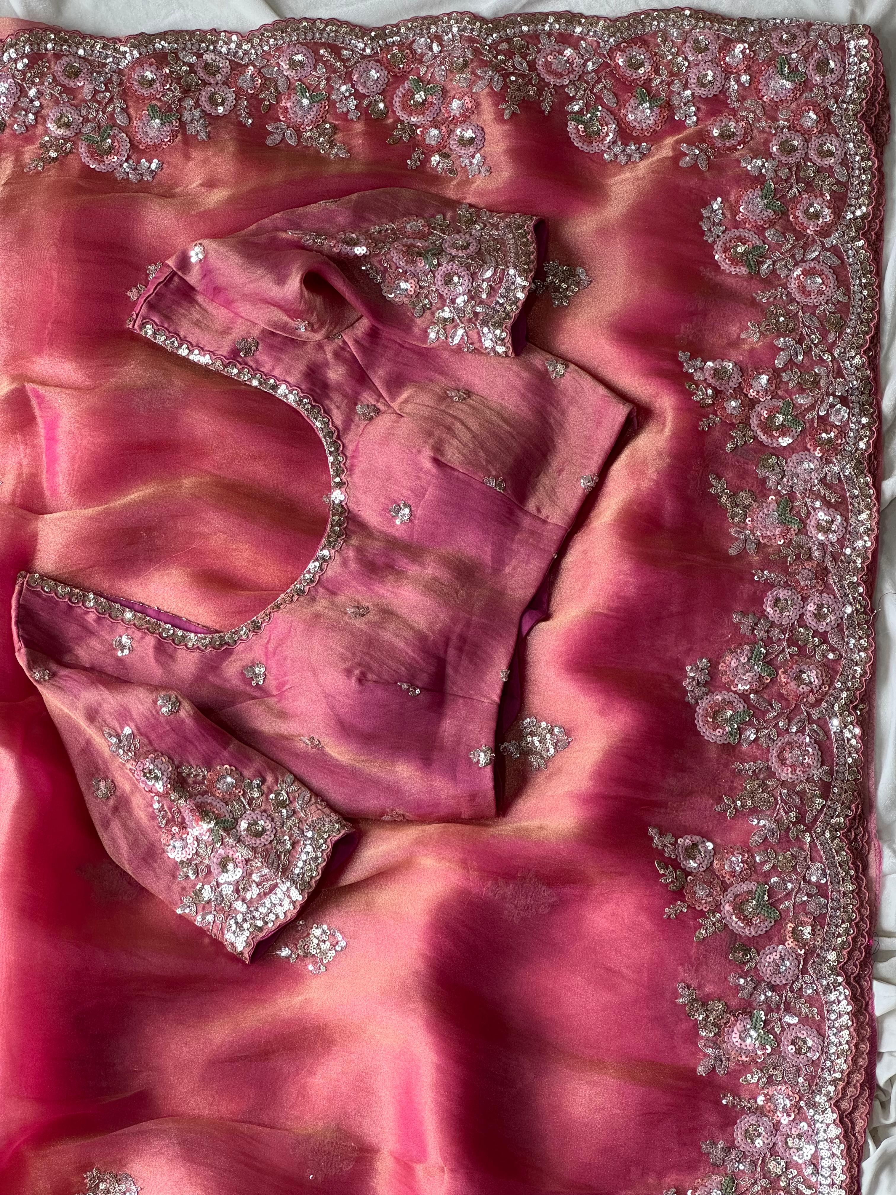 Tissue silk saree