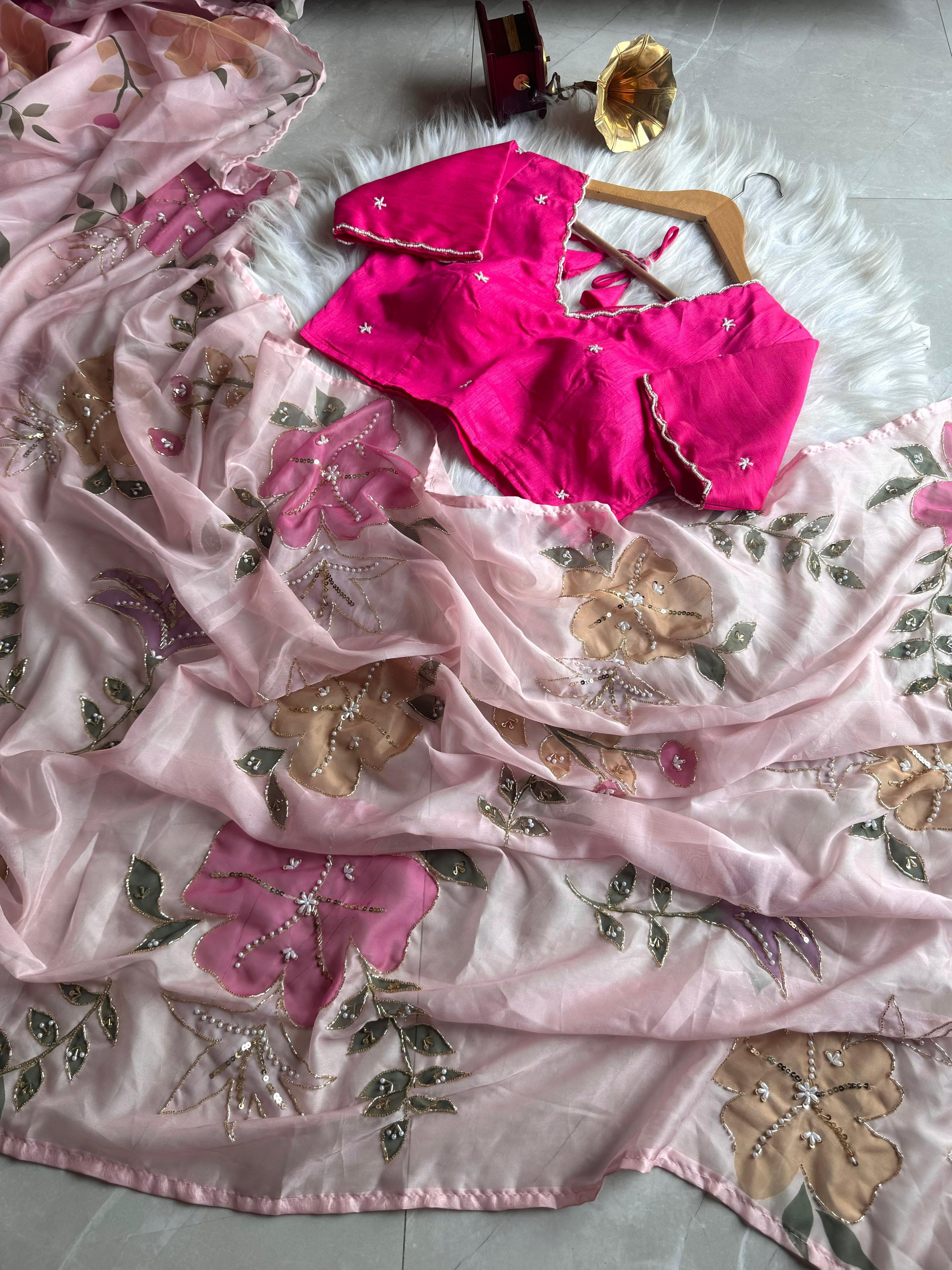 Tabi silk saree
