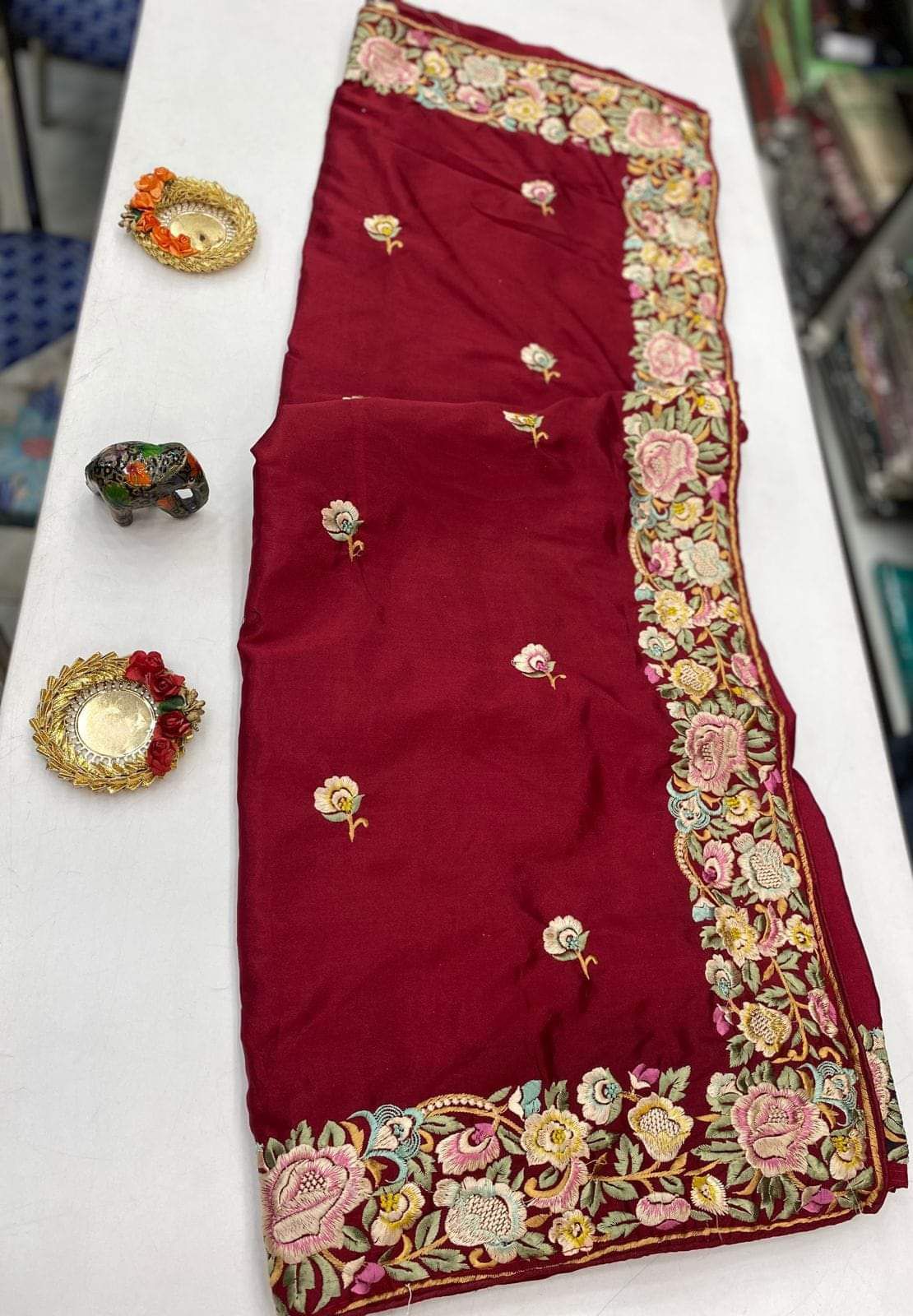 Satin Silk Saree