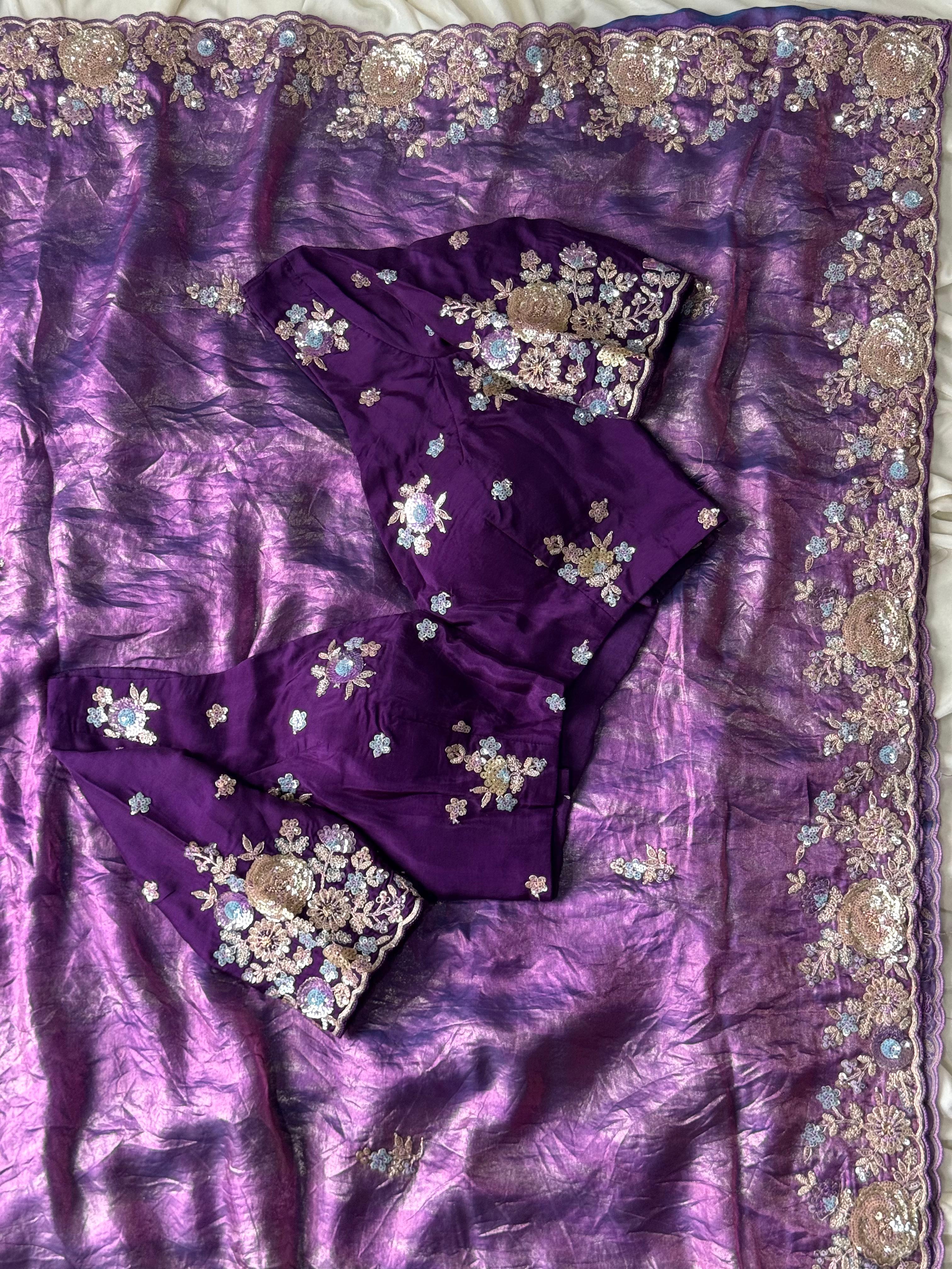 Space Silk Saree