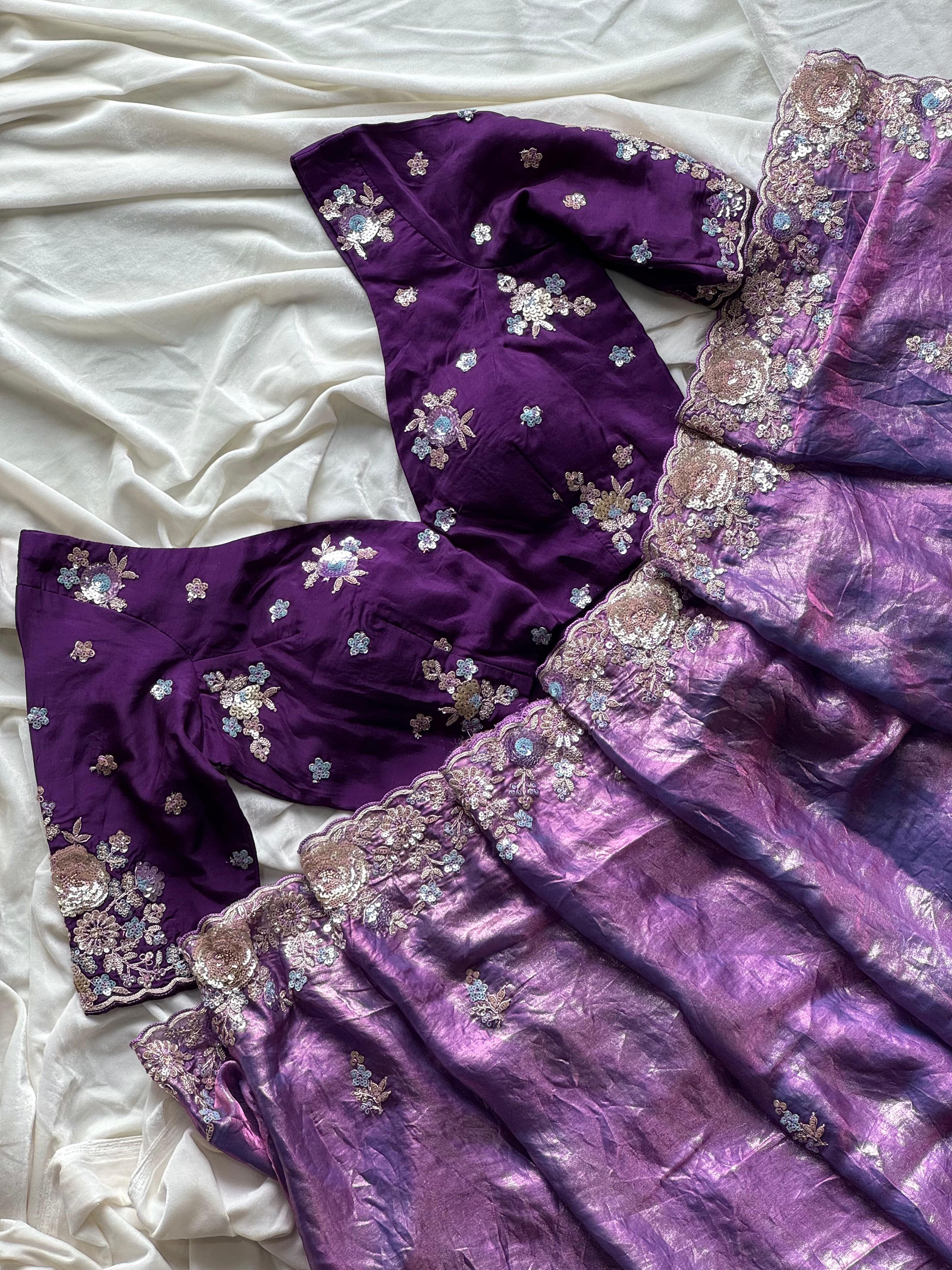 Space Silk Saree