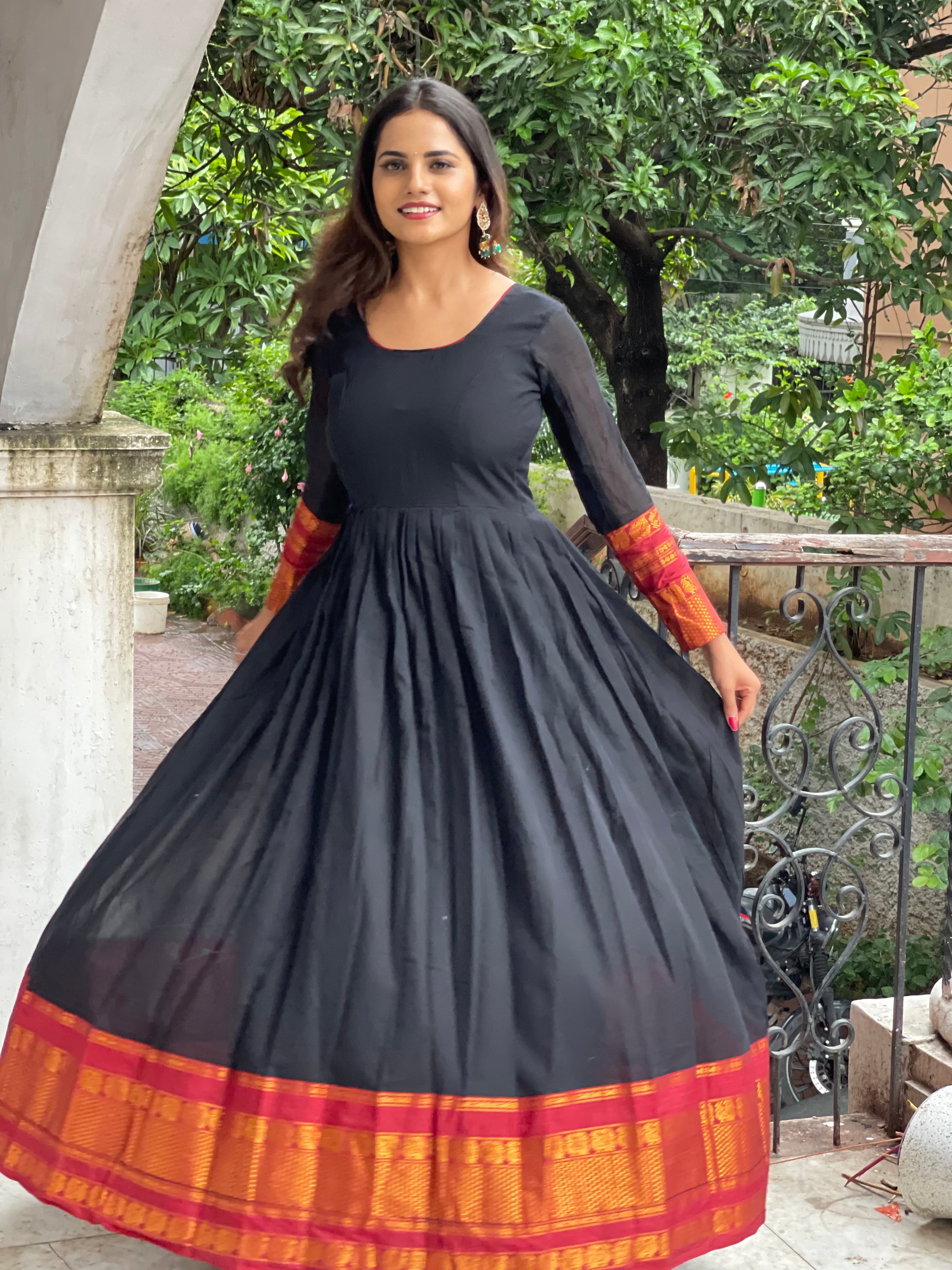 Black Anarkali Suit