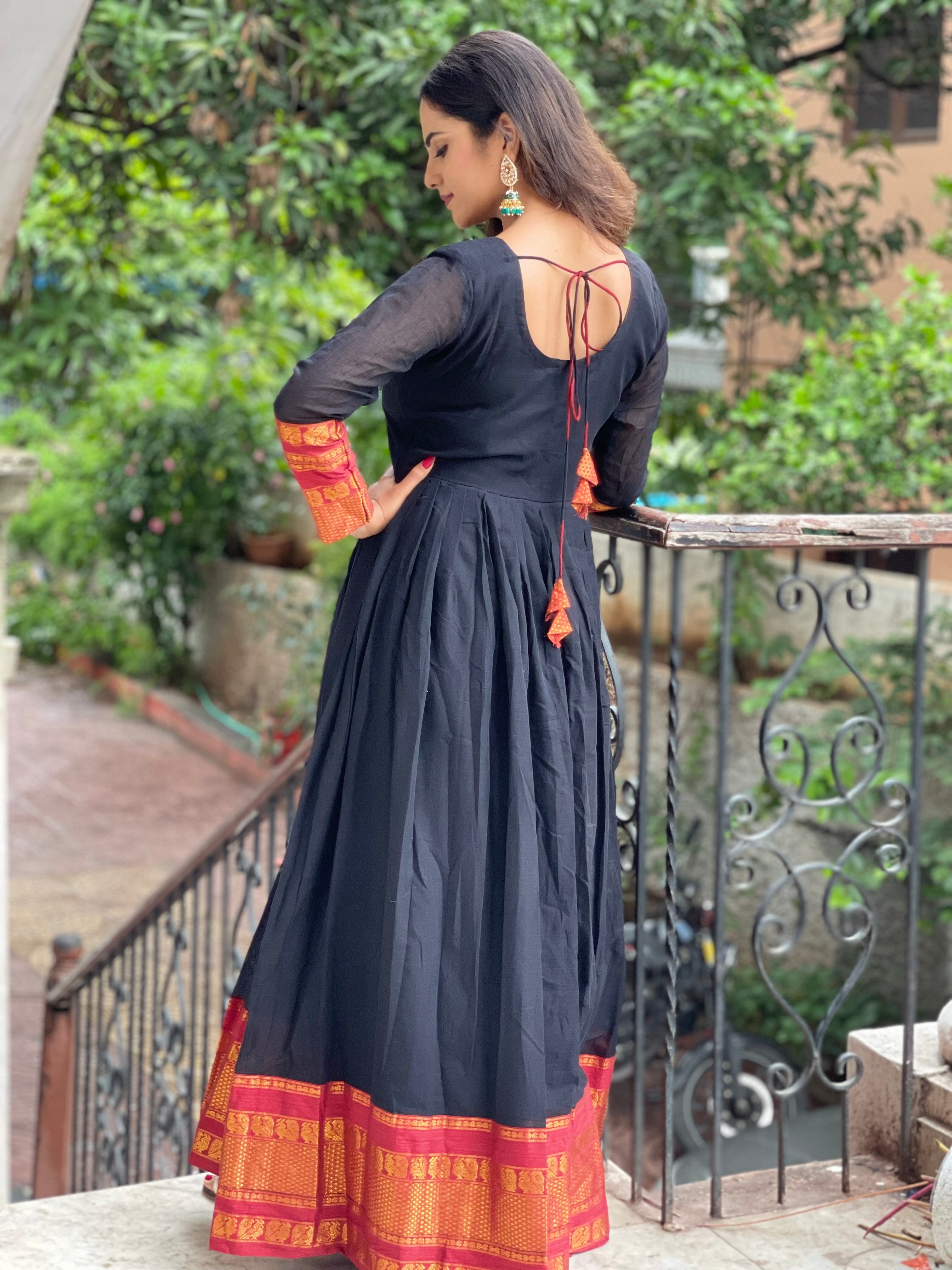 Black Anarkali Suit