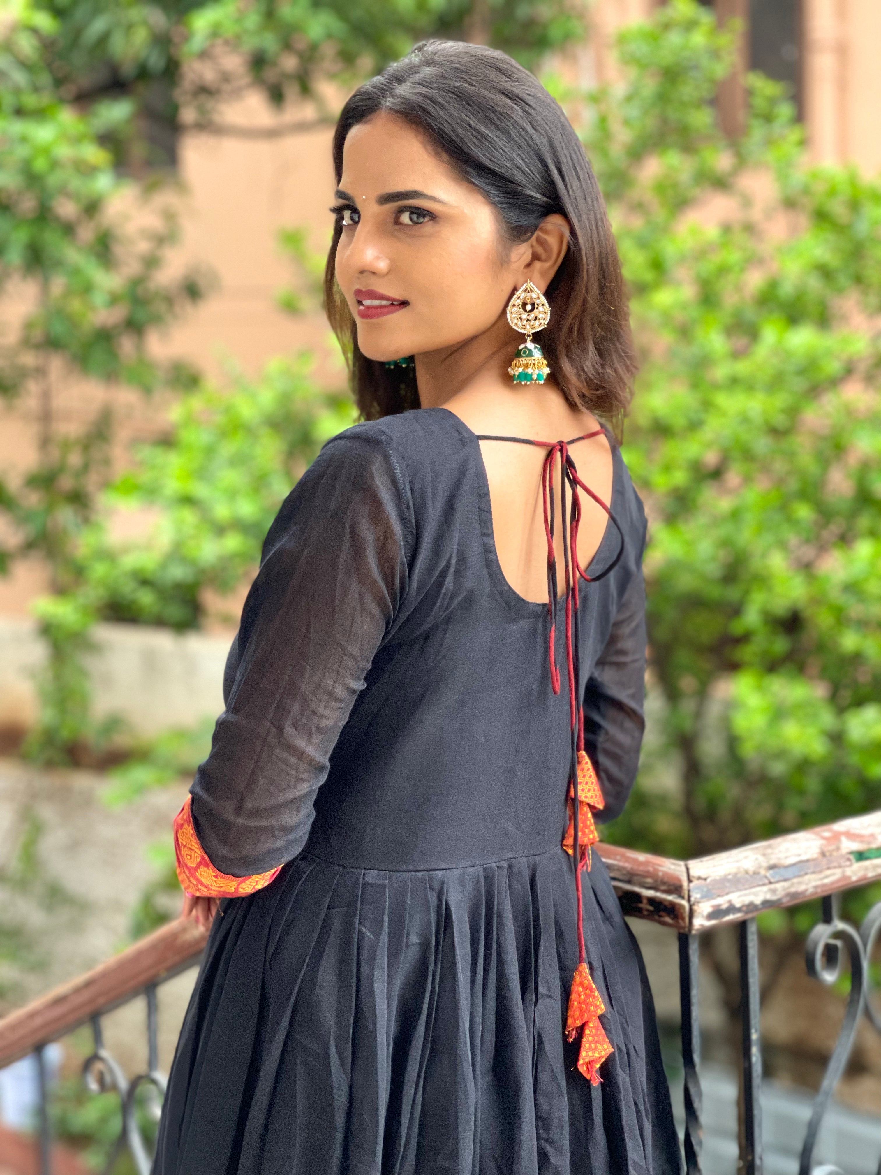 Black Anarkali Suit