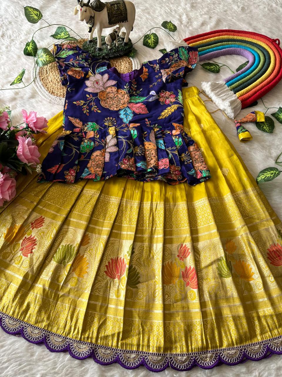 Lotus Kids Lehenga
