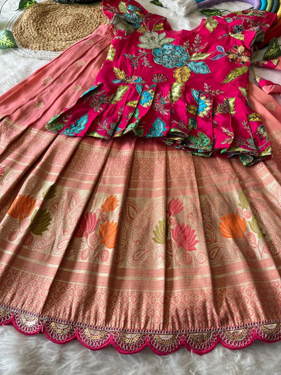 Lotus Kids Lehenga
