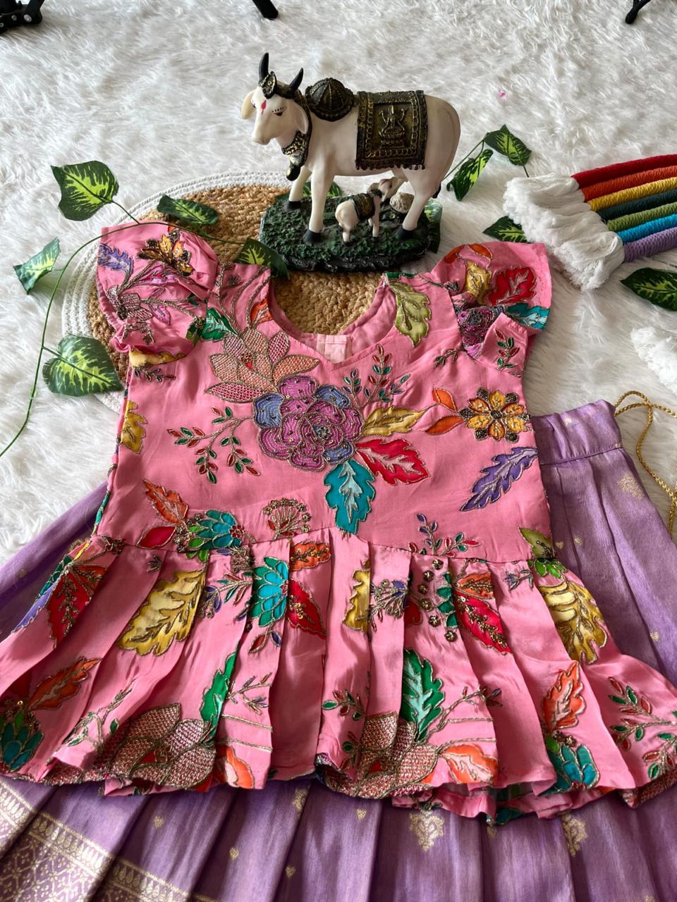Lotus Kids Lehenga