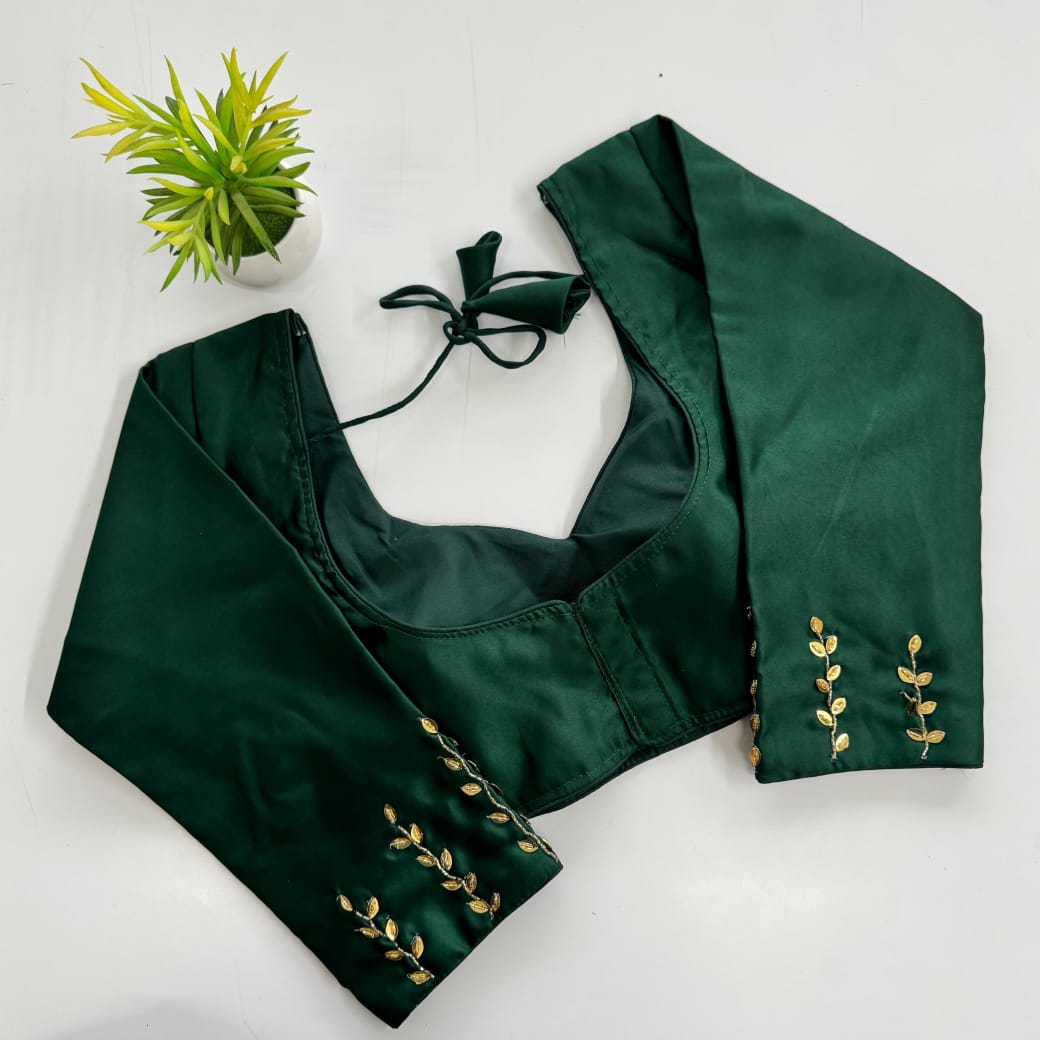 Silk designer blouse