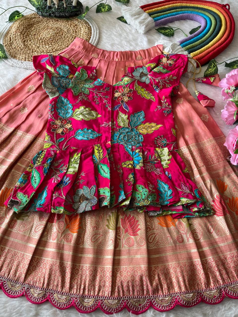 Lotus Kids Lehenga