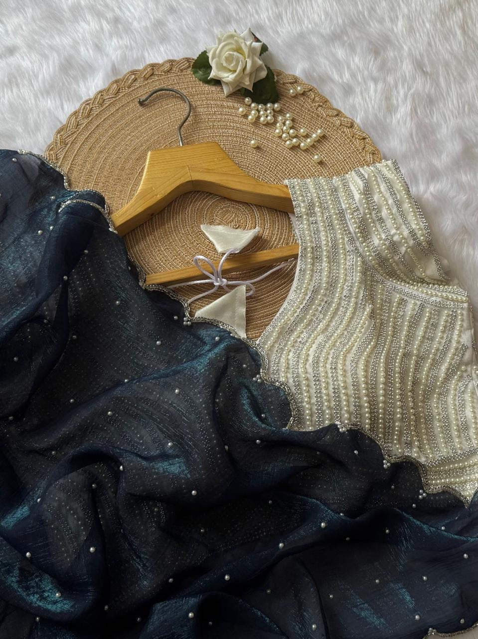 Crunchy crush sarees