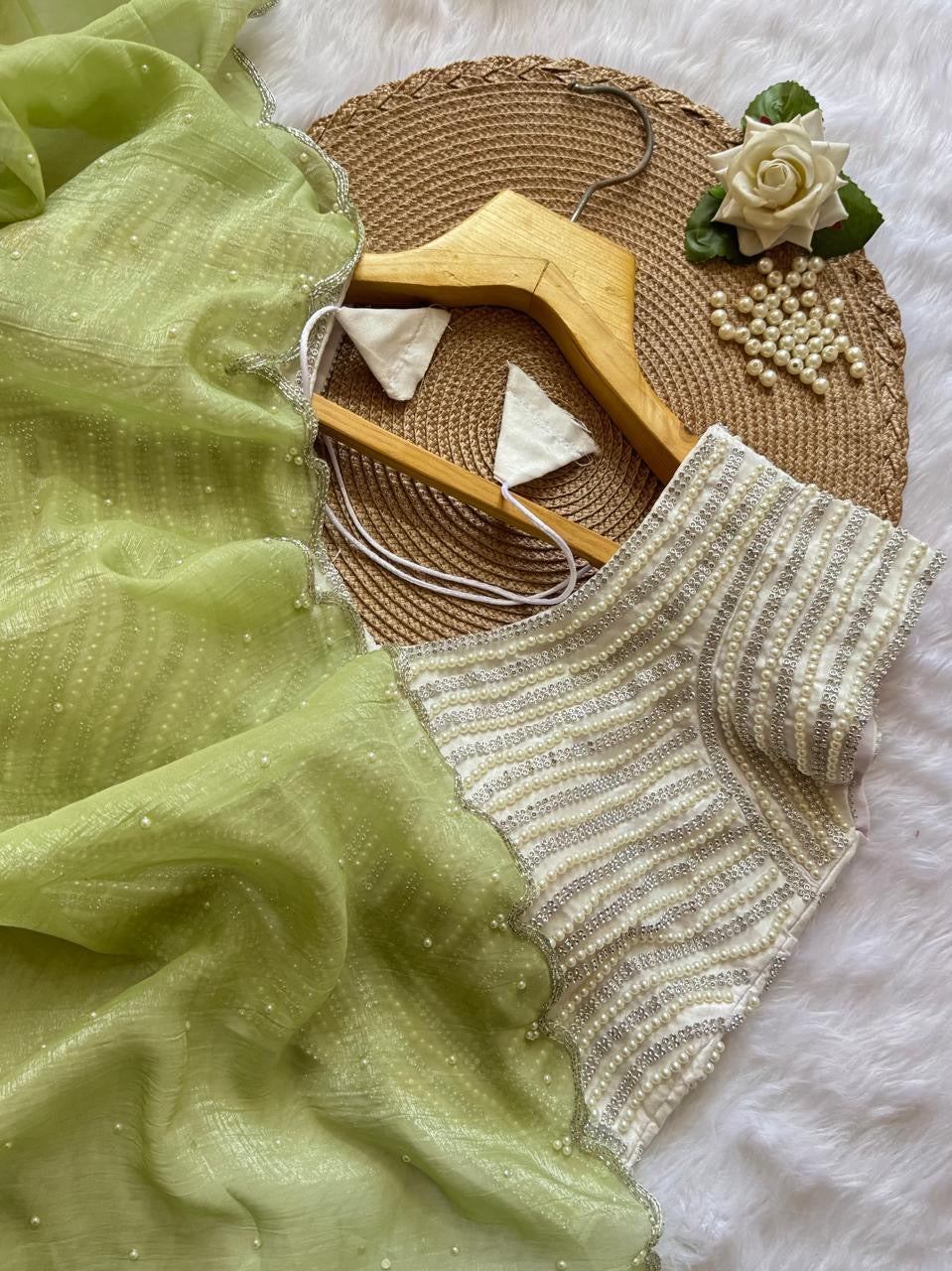 Crunchy crush sarees