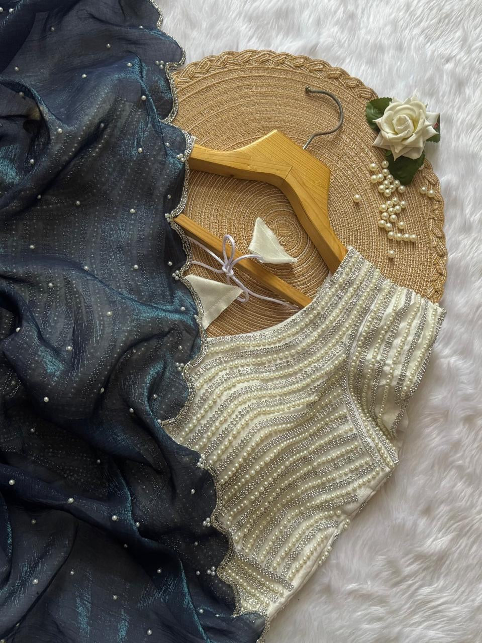 Crunchy crush sarees