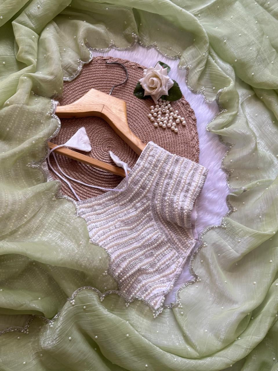 Crunchy crush sarees