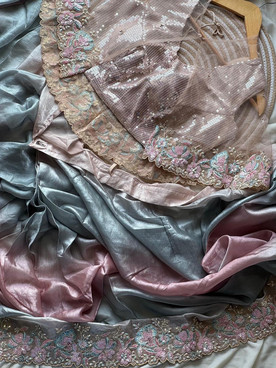 Frill ready to wear saree
