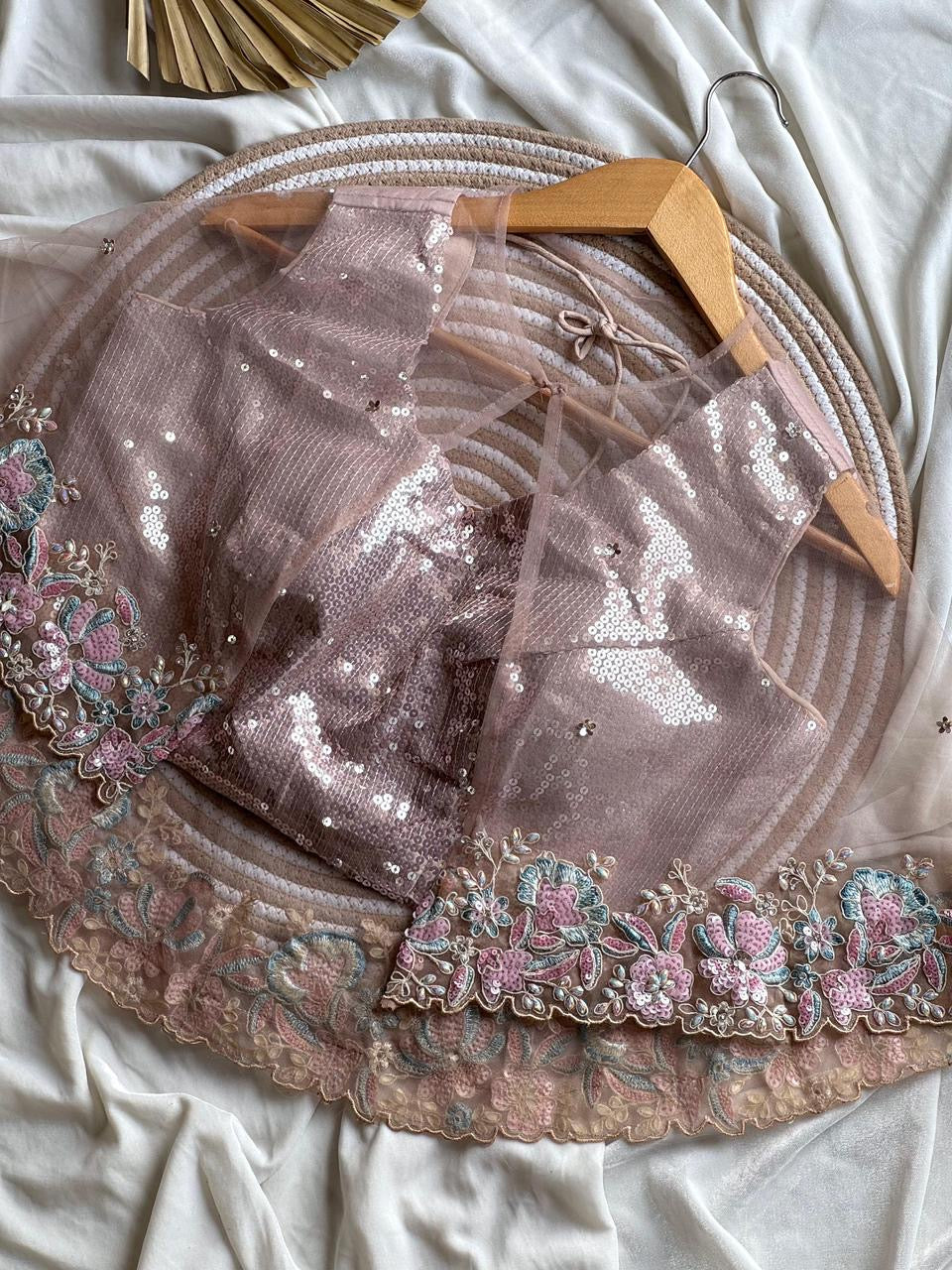 Frill ready to wear saree