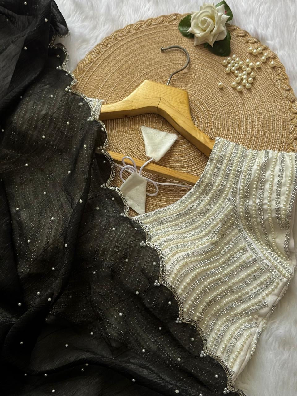 Crunchy crush sarees