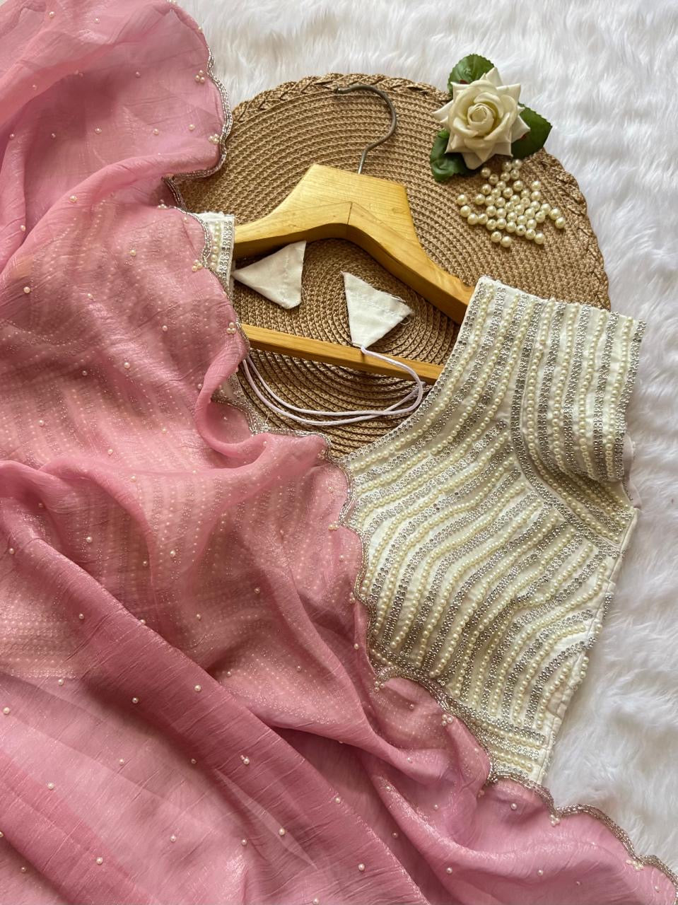 Crunchy crush sarees