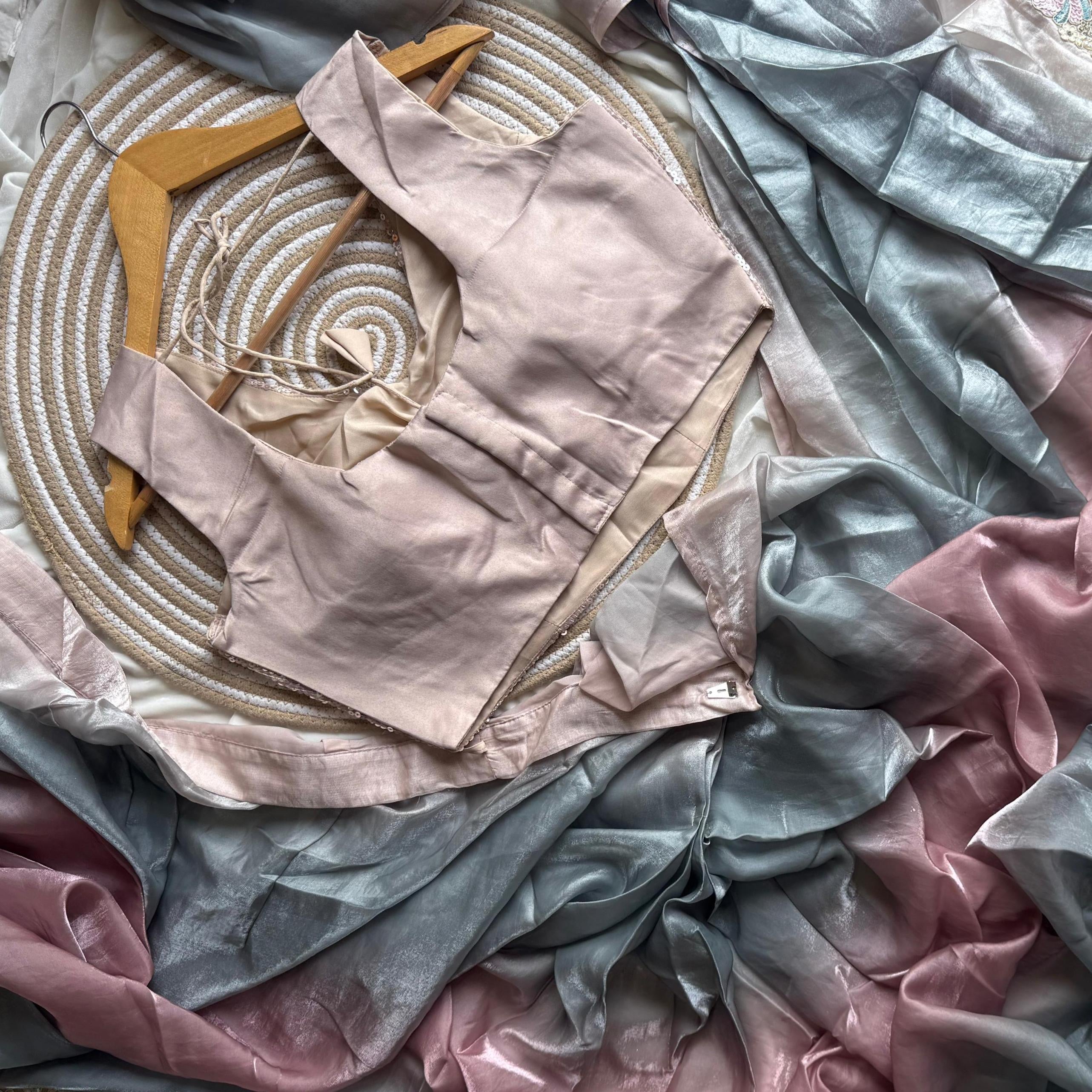 Frill ready to wear saree