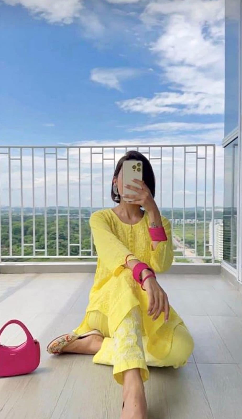 chikankari kurta set