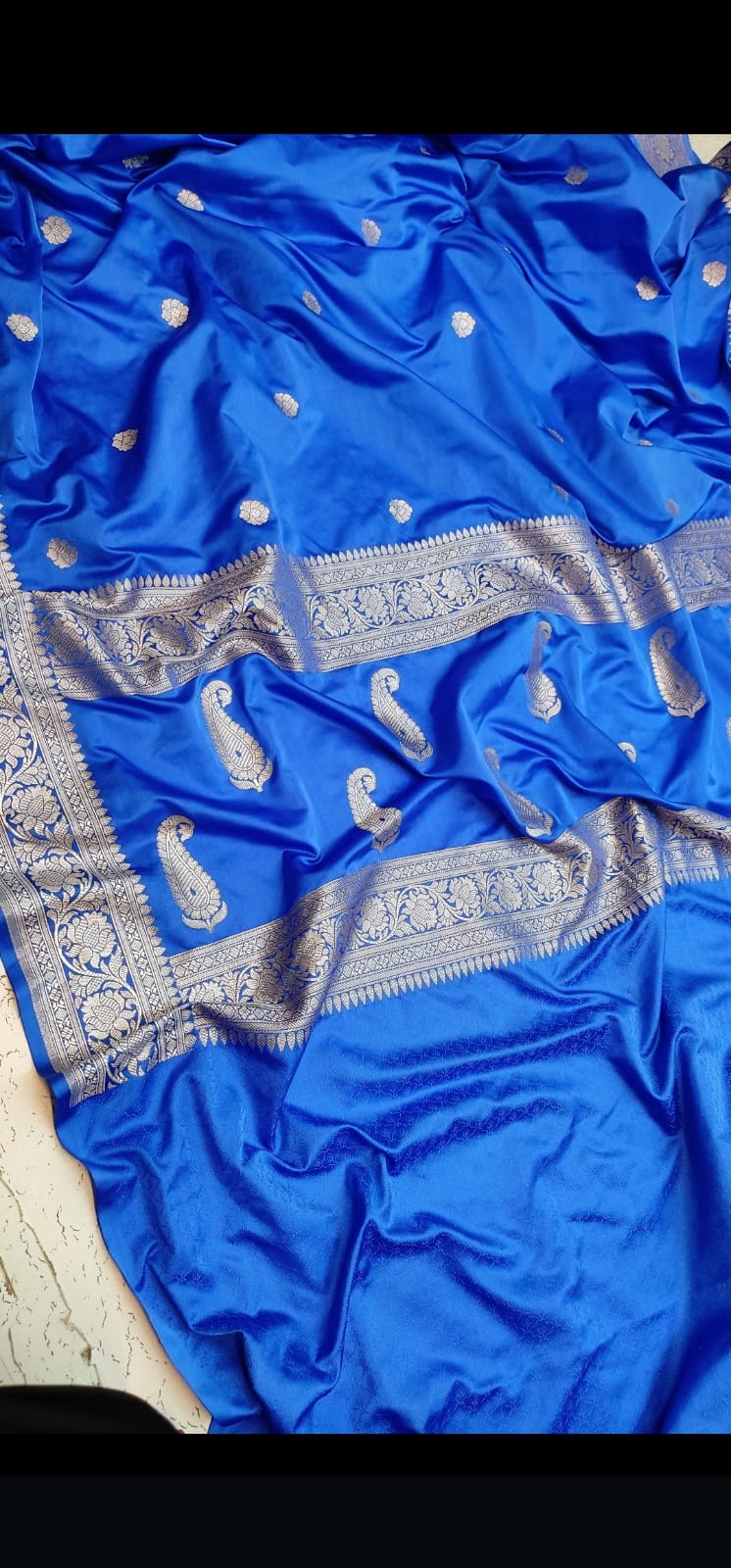 Mashru Katan Silk Satin Booti Saree