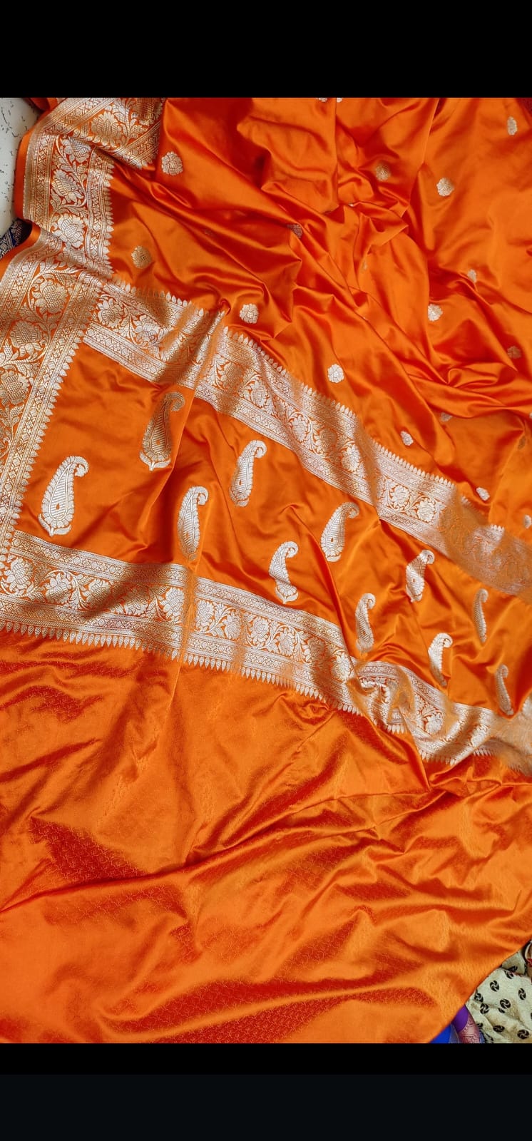 Mashru Katan Silk Satin Booti Saree