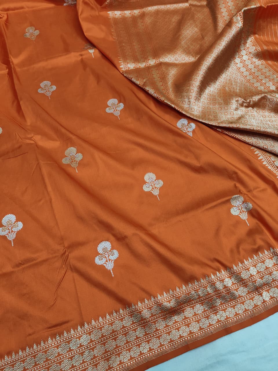 Katan silk saree