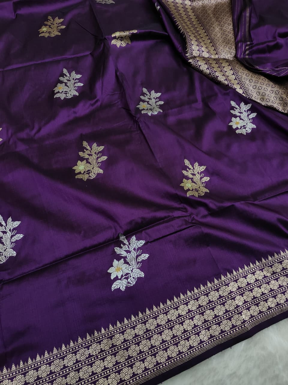 Katan silk saree