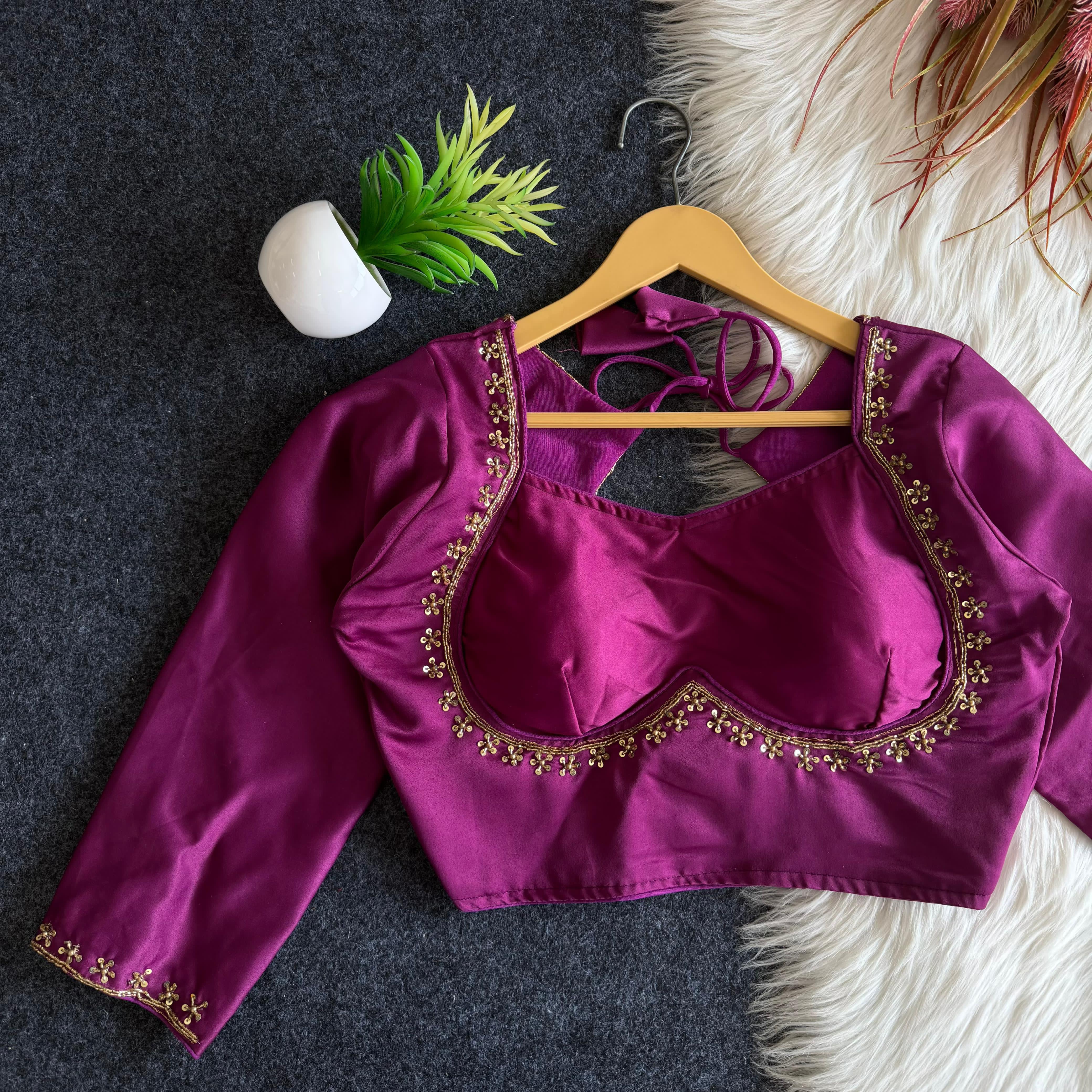 Soft silk blouse