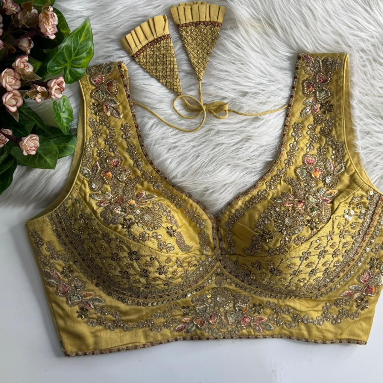 Silk designer blouse