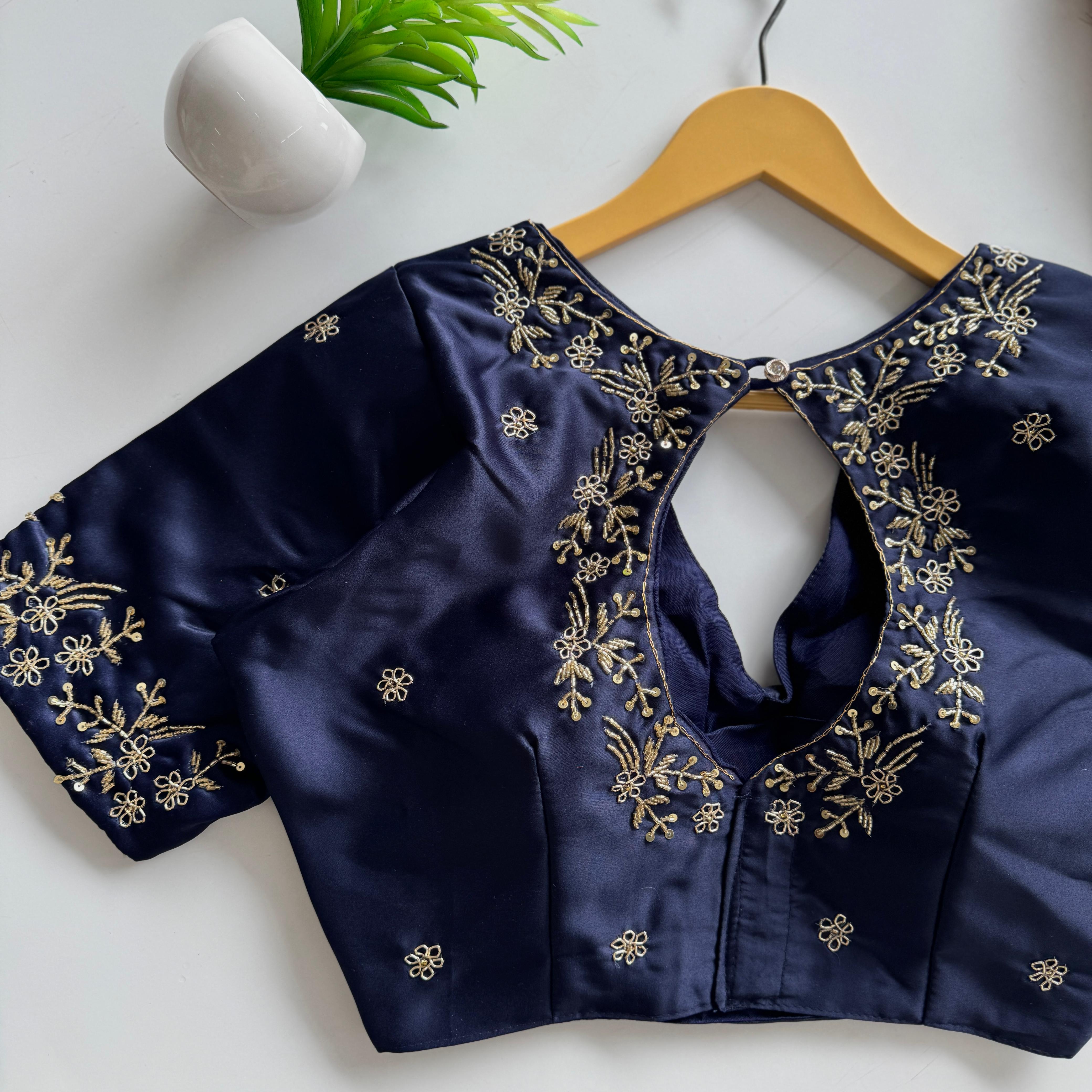 Silk designer blouse
