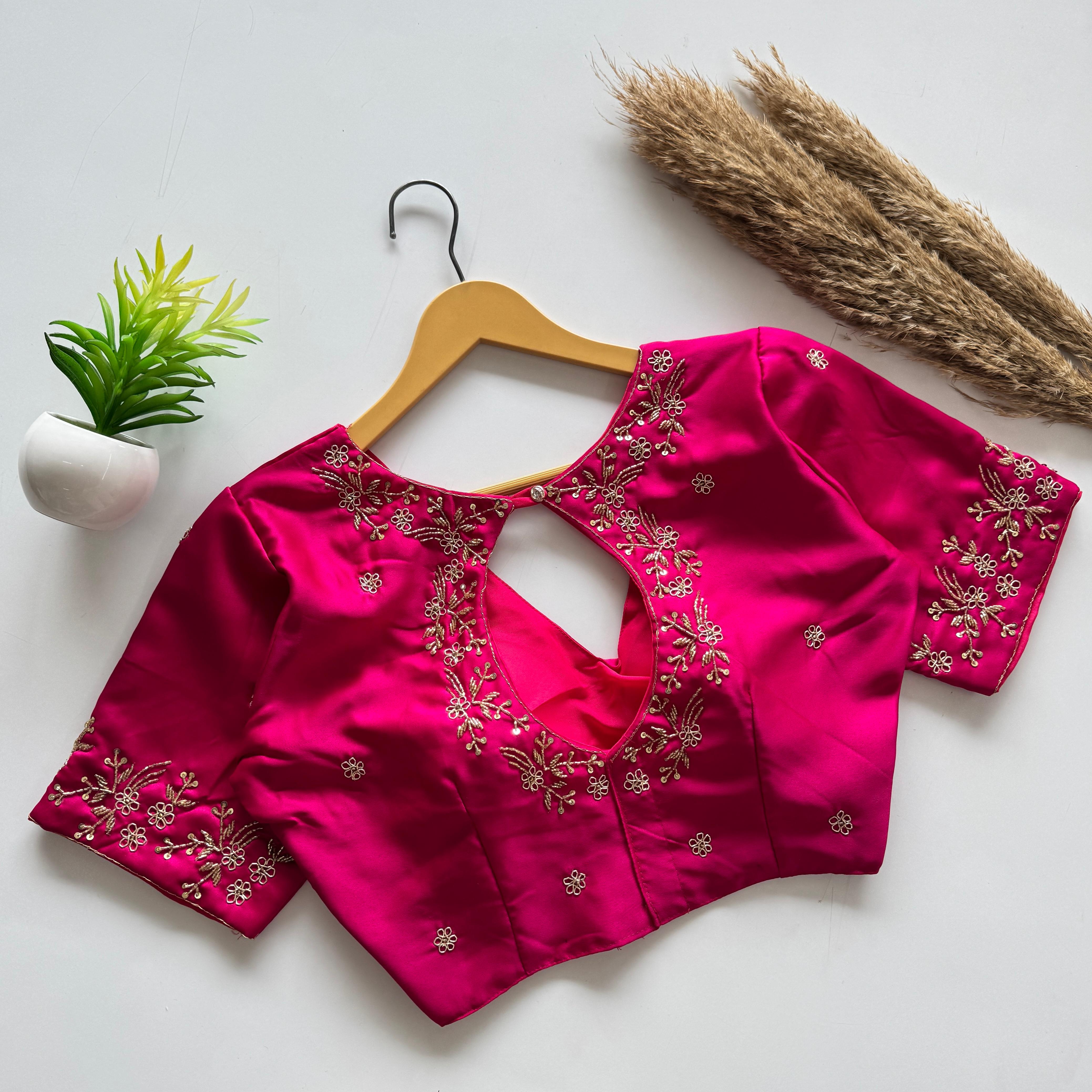 Silk designer blouse